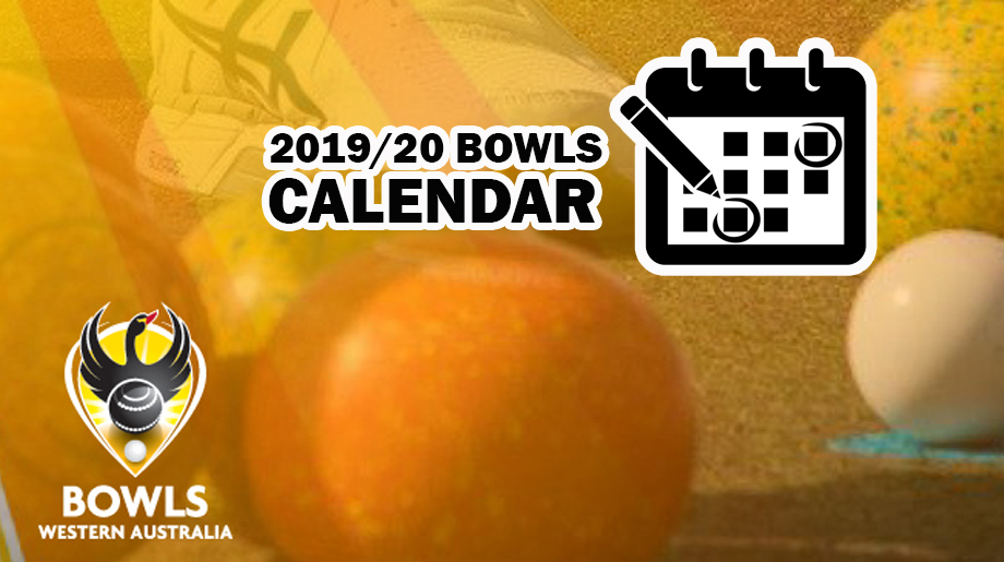 Bowls WA Calendar released Bowls WA